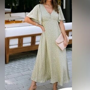 VICI Satin Maxi Dress